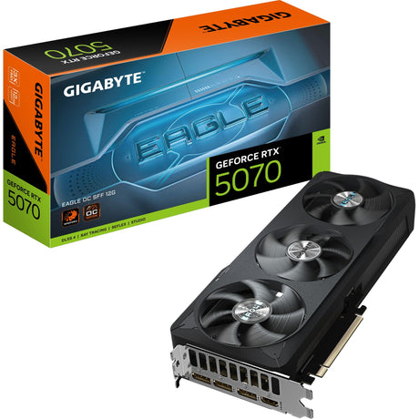 Gigabyte gv-n5070eagle oc-12gd geforce rtx 5070 eagle oc sff 12g, 12 gb, gddr7, 192 bit, pcie 5.0