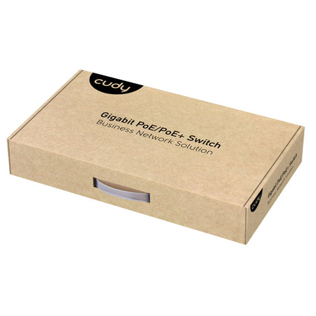 Cudy 24-GBE-PoE+-Switch mit 2 Uplink-SFP (schwarz)