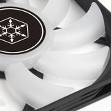 Silverstone Air Slimmer 120 ArGB Gehäuselüfter (schwarz, 120 x 120 x 15 mm, PWM)
