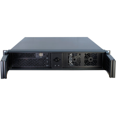Inter-tech 2u-2098-sl Rackgehäuse (schwarz | 2x USB-A)