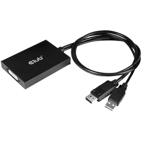 Club 3D DisplayPort-zu-Dual-Link-DVI-I-Aktiv-Adapter (schwarz, DisplayPort-zu-Dual-Link-DVI-I-Aktiv-Adapter)