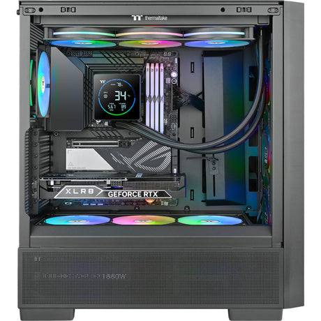 Thermaltake TH360-S V3 ARGB Sync AIO Flüssigkeitskühler Wasserkühlung (Schwarz)