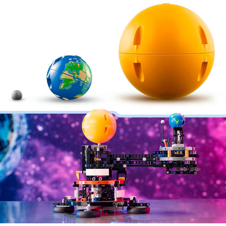 Lego Technic – Bauspielzeug „Erde und Mond in Bewegung“.