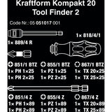 Wera Kraftform Compact 20 Schraubendreher-Set Schraubendreher-Set Kraftform Compact 20