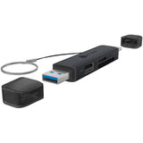 Icy Box ib-cr203-cu3 3-in-1 Kartenleser (schwarz)