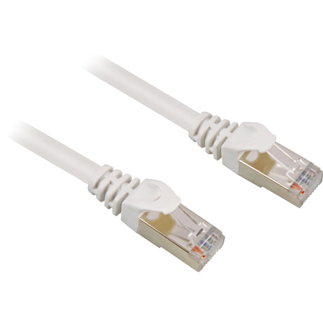 Sharkoon Netzwerkkabel SFTP, RJ-45 mit Cat.6 (weiß, 1,5 Meter)