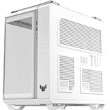Asus TUF Gaming GT502 Horizon ArGB Midi-Tower-Gehäuse (weiß | 3x USB-A | 1x USB-C | gehärtetes Glas)