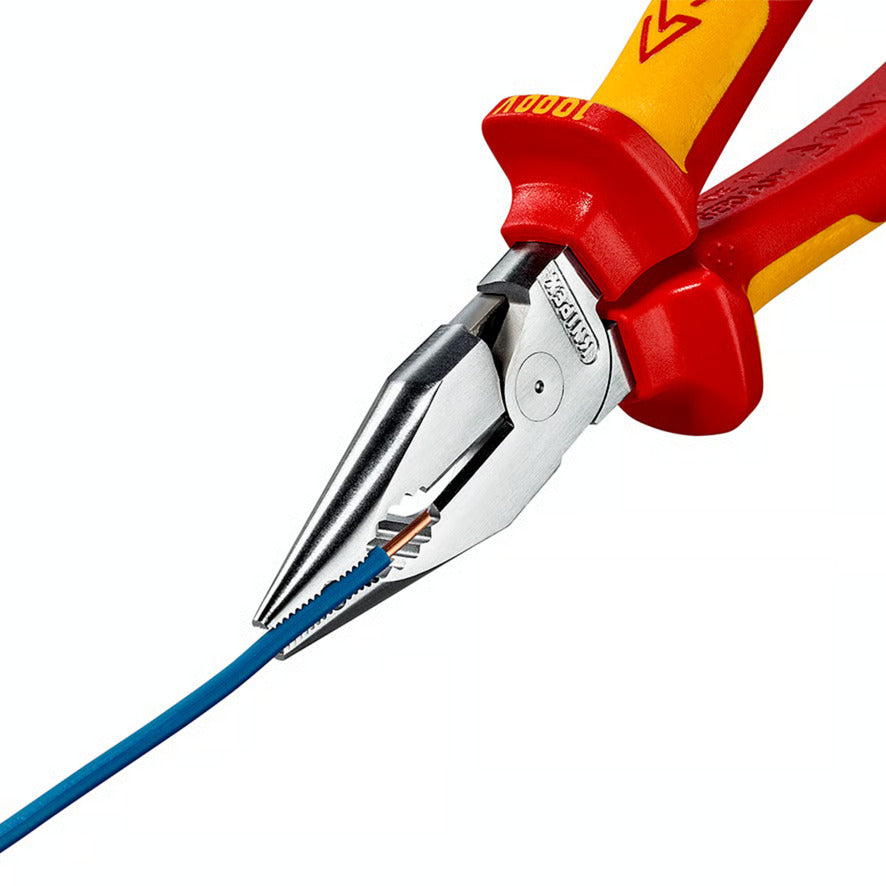 Knipex Spitzkombizange Kombizange (rot gelb)