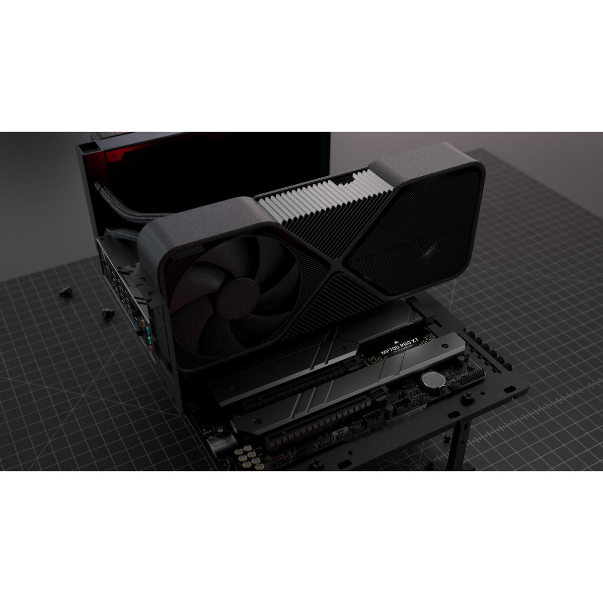 Corsair MP700 Pro XT 2 TB SSD (schwarz, PCIe Gen5 x4 NVMe 2.0, M.2 2280, 3D TLC NAND)