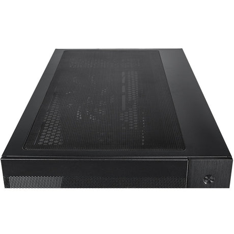 Chieftec Visio Air Midi Tower Gehäuse (schwarz | 2x USB-A | 1x USB-C | gehärtetes Glas)