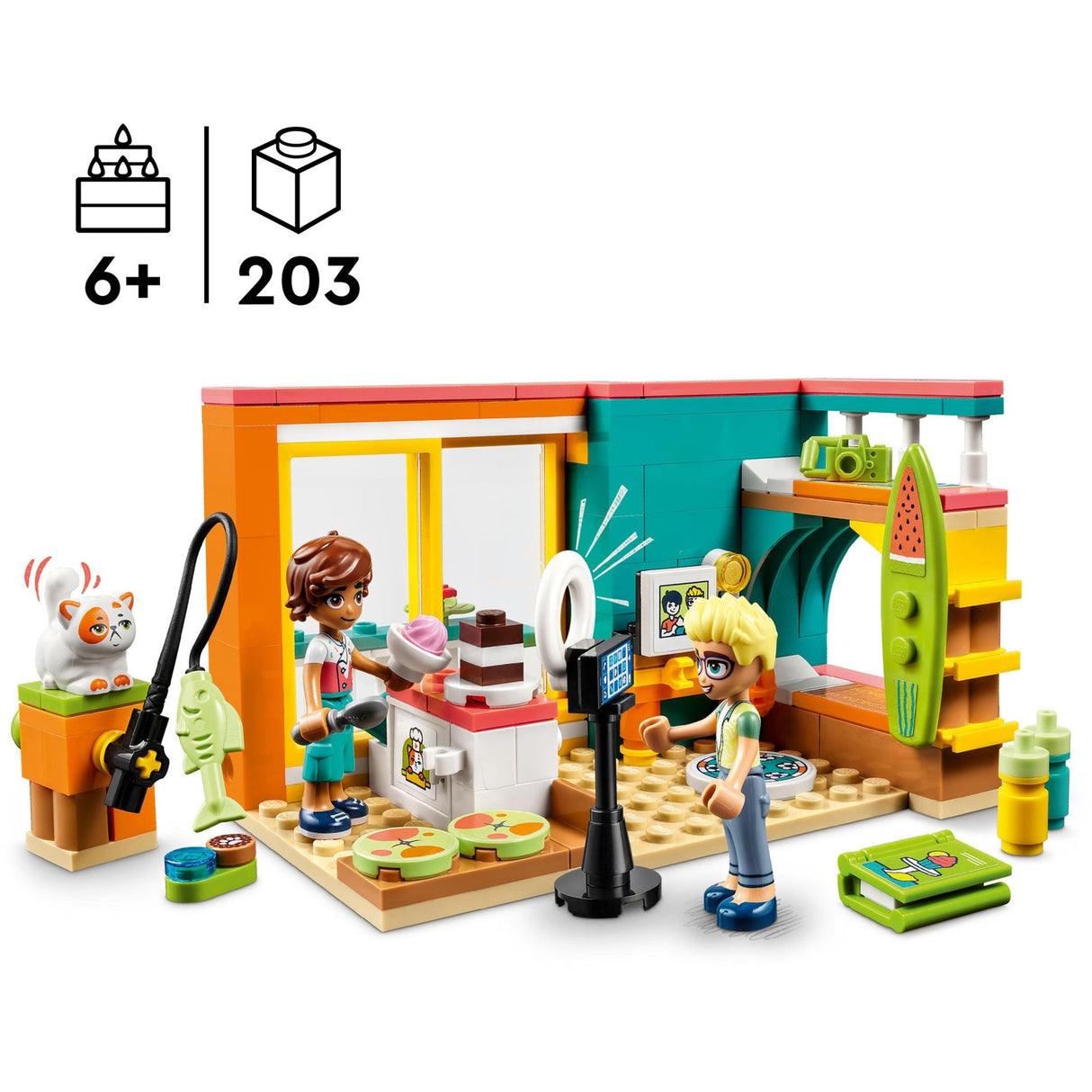 Lego Friends – Leos Zimmer-Bauspielzeug (41754)