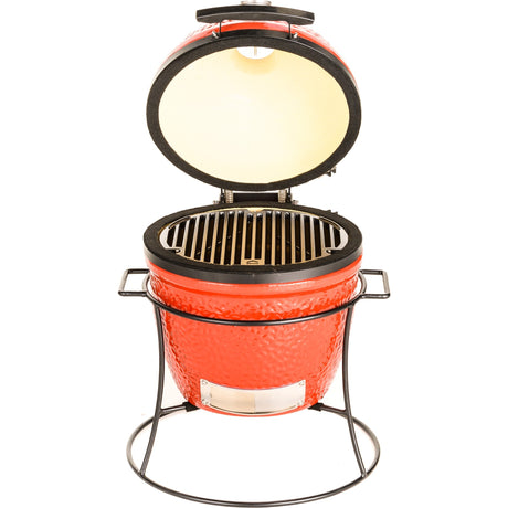 Kamado Joe Anbratenplatte für Classic I, II, III und Joe Jr. Grillrost (schwarz, ø 34cm)