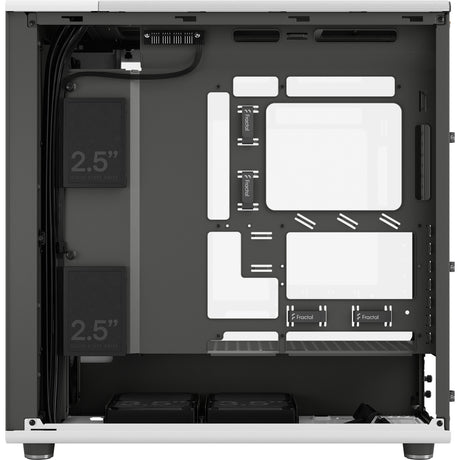 Fractal Design North XL RC Chalk White TG Clear Midi-Tower-Gehäuse (weiße Holzfarbe | 2x USB-A | 1x USB-C | gehärtetes Glas)