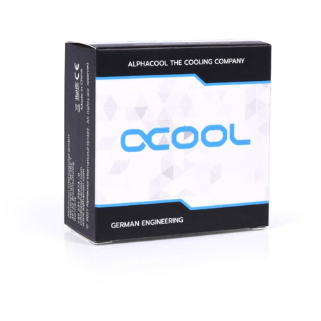 Alphacool Eiszapfen 8mm Offsetstück drehbar G1 4 AG zu G1 4 IG Anschluss (schwarz)