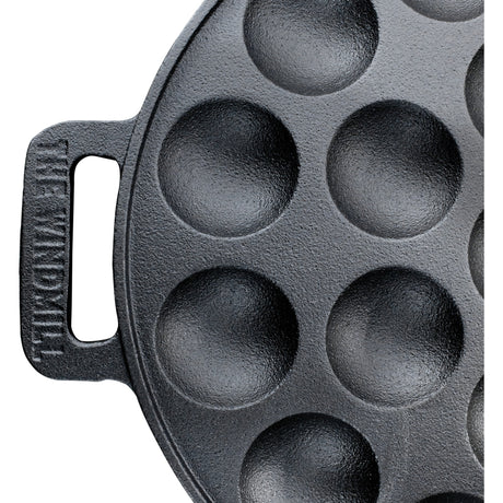 Die Windmill Poffertjespan Bratpfanne (schwarz, ø 24 cm)
