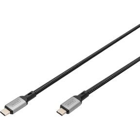 Digitus USB-C 4 gen2 USB-C Verbindungskabel (schwarz grau, 3 Meter)