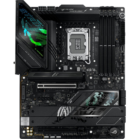 Asus ROG Strix Z890-F Gaming WiFi Socket 1851 Motherboard (Schwarz, RAID, 2,5 GB-LAN, Wi-Fi 7, BT, Sound, ATX)