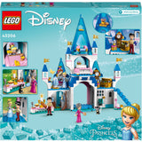 Lego Disney Princess – Bauspielzeug „Aschenputtels Schloss und der hübsche Prinz“ (43206)