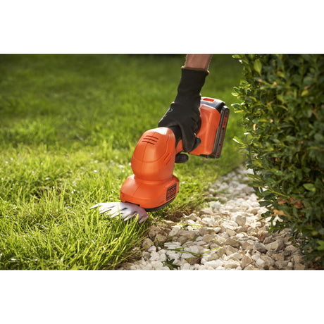Black+decker bcss18b-xj 18V Gras- und Strauchschere (ohne Akku) (orange schwarz, Akku und Ladegerät nicht im Lieferumfang enthalten)