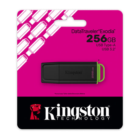 USB-Stick Kingston Exodia schwarz 60,8 mm x 21,4 mm x 10,4 mm