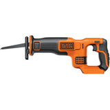 Black+Decker 18V Säbelsäge BDCR18N-XJ (Orange Schwarz, Akku und Ladegerät nicht im Lieferumfang enthalten)