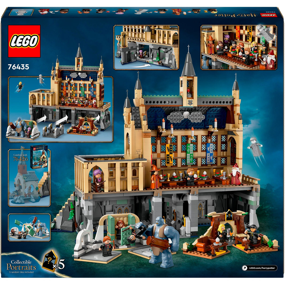 Lego 76435 Harry Potter Schloss Hogwarts – Die große Halle