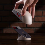 8bitdo retro r8 mouse - n edition (grijs rood, 50 - 26000 dpi, bluetooth usb-c 2.4 ghz)