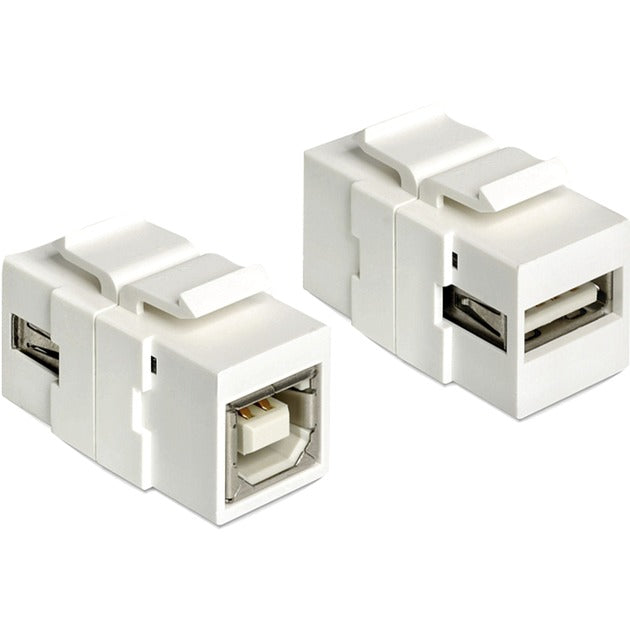 Delock Keystone-Modul USB 2.0 A auf USB 2.0 B Anschluss (für Keystone-Halter mit 19,2x14,9 mm)