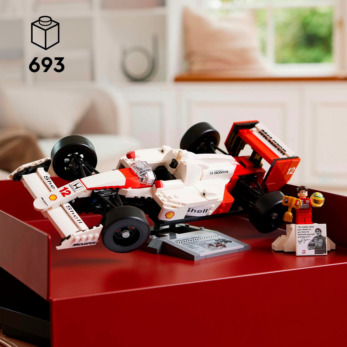 Lego -Ikonen 10330 McLaren MP4 4 und Ayrton Senna