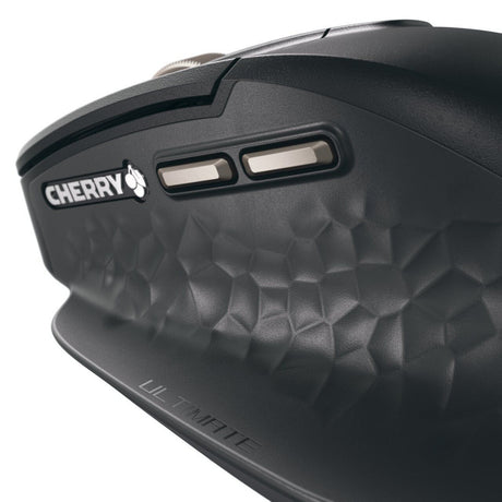 Cherry Stream Desktop Ultimate Wireless Desktop-Set (Schwarz, US-Layout (QWERTZ), SX-Scherentechnologie, 100 %, 4000 dpi, weiße LEDs, ABS, 2,4 GHz Bluetooth USB)
