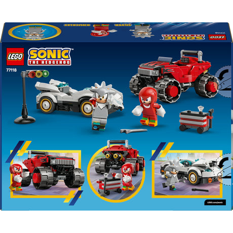 Lego Sonic the Hedgehog 77118 Silvers Car vs. Knuckles‘ Monstertruck