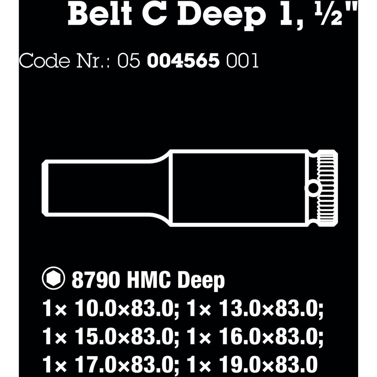Waa Gürtel C Deep 1 Cap Set, 1 2
