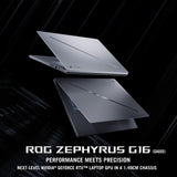 Asus rog zephyrus g16 ga605km-qr010w 16 copilot+ gaming laptop (grijs | ryzen ai 7 350 | rtx 5060 | 32 gb | 1 tb ssd | oled)