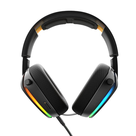 Glorious GHS Eternal RGB – Stereo-RGB-Gaming-Headset, Over-Ear-Gaming-Headset (Schwarz, PC, PS5, PS4, Switch, USB-C)