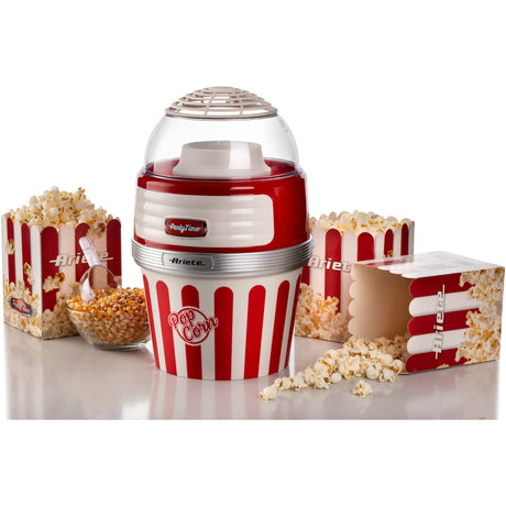 Ariete Party Time Pop Corn XL Machine 2957 00 Popcornmaschine (rot weiß)