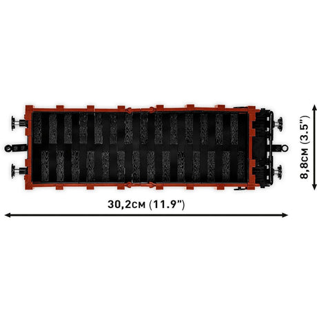 Cobi güterwagen type ommr 32 linz constructiespeelgoed (schaal 1:35)