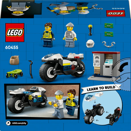 Lego City 60455 Verfolgungsjagd mit Polizeimotorrad
