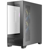 Antec cx700 argb Midi-Tower-Gehäuse (schwarz | 1x USB-A | 1x USB-C | gehärtetes Glas)