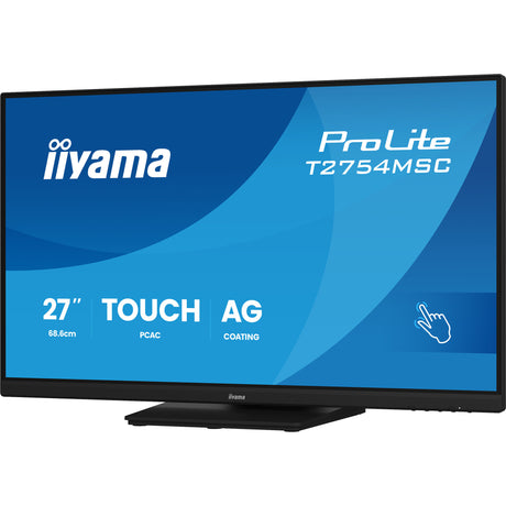 Iiyama prolite t2754msc-b2ag 27 Touchscreen-Monitor (schwarz (matt), Touch, VGA, HDMI, Audio, USB)