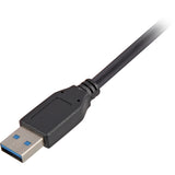 Sharkoon USB-A 3.0 > USB-B Kabel (schwarz, 3 Meter)