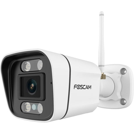 Foscam v5p, 3k 5mp dual-band wifi camera met geluid- en lichtalarm (wit)