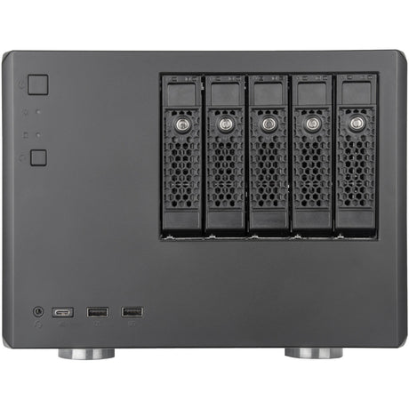Silverstone sst-cs351 Mini-Tower-Gehäuse (schwarz | 2x USB-A | 1x USB-C)
