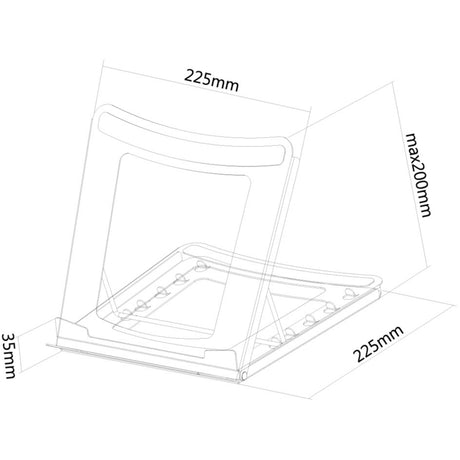 Neomounts nsls075black Notebookständer (schwarz)
