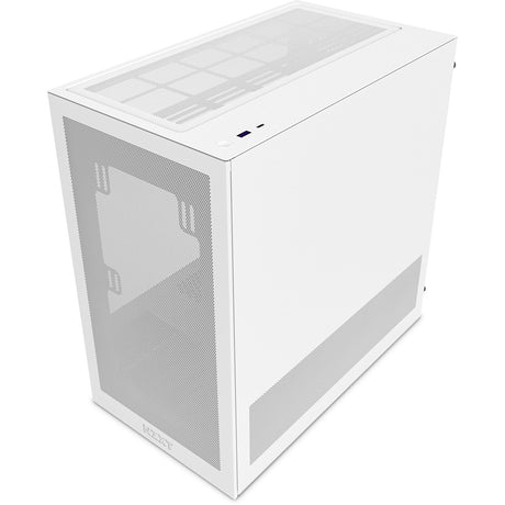 Nzxt h3 flow Midi-Tower-Gehäuse (weiß (matt) | 1x USB-A | 1x USB-C | gehärtetes Glas)