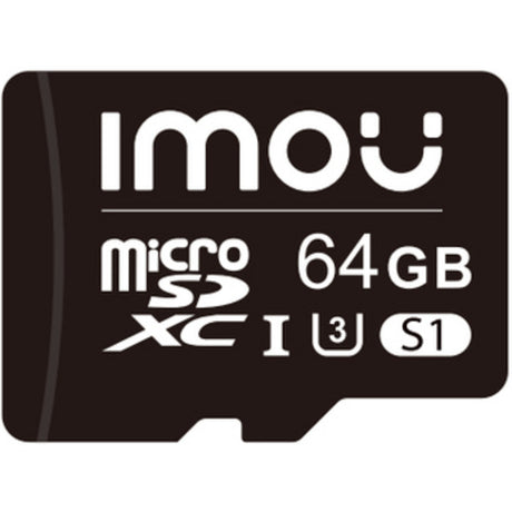 Imou microSD 64 GB Speicherkarte (schwarz, Klasse 10, Klasse 3 (u3), v30)