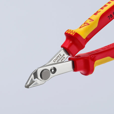 Knipex Elektronik Super Knips® VDE 78 06 125 Elektronikzange (rot gelb)