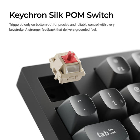 Keychron V5 Ultra 8K kabellose, benutzerdefinierte mechanische Tastatur (Schwarz, US-Layout (QWERTY), Seidenbommelbraun, 96 %, RGB, Hot-Swap, 2,4 GHz | Bluetooth 5.3 | USB-C)