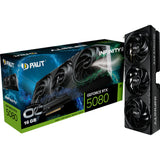 Palit geforce rtx 5080 infinity 3 oc grafische kaart (dlss 5, 3x displayport, 1x hdmi 2.1)