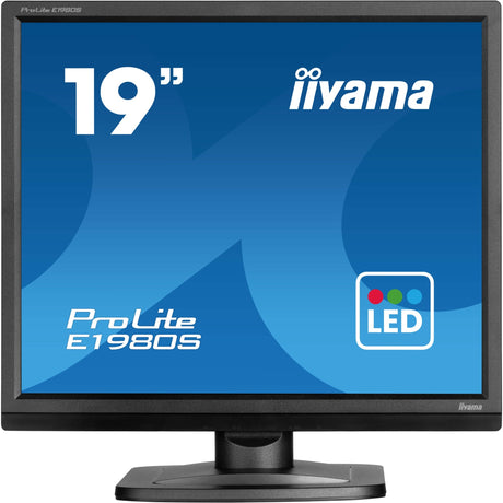 Iiyama Prolite E1980s-B1 19 Monitor (schwarz, HDMI, Display-Port)