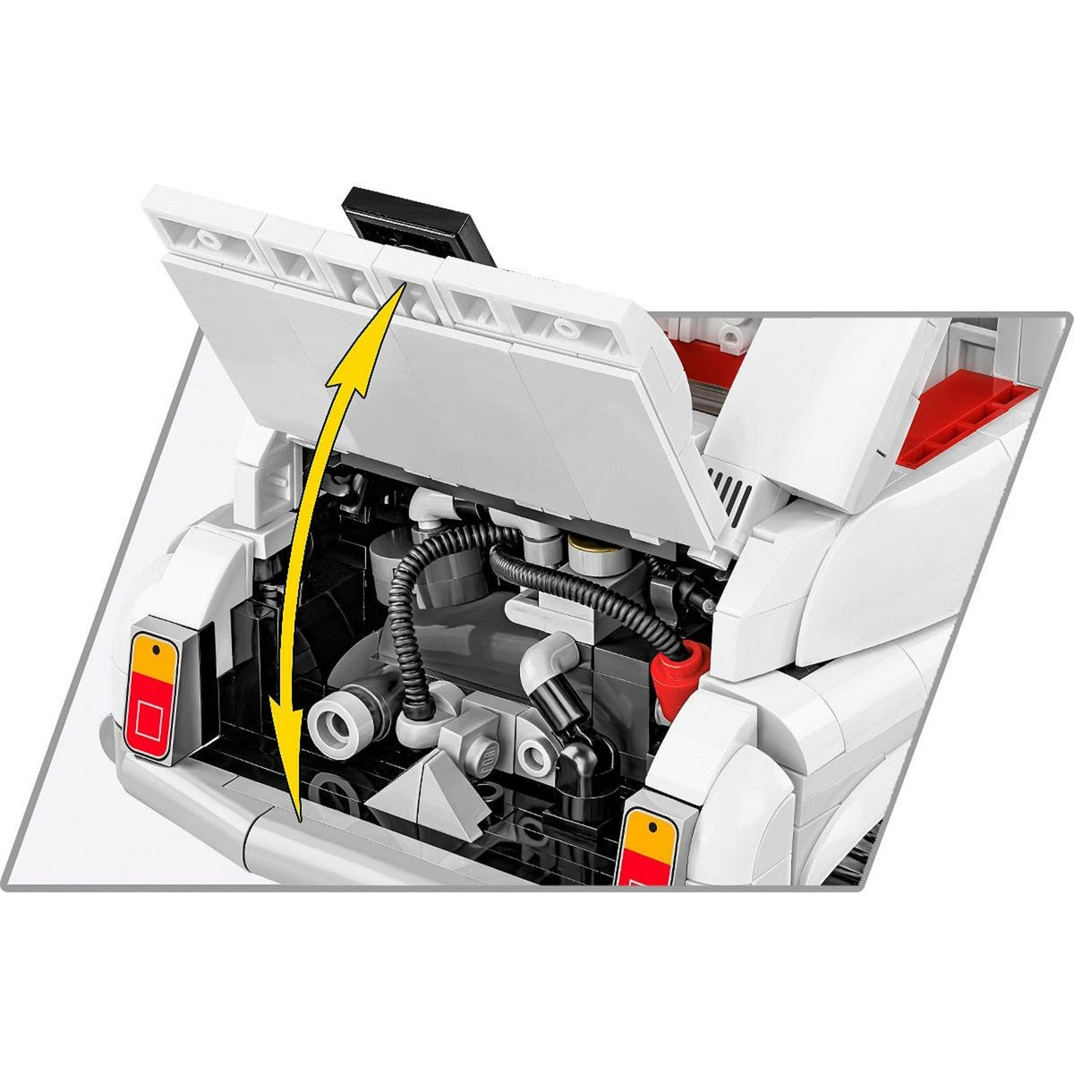 Cobi fiat abarth 595 constructiespeelgoed (schaal 1:12)
